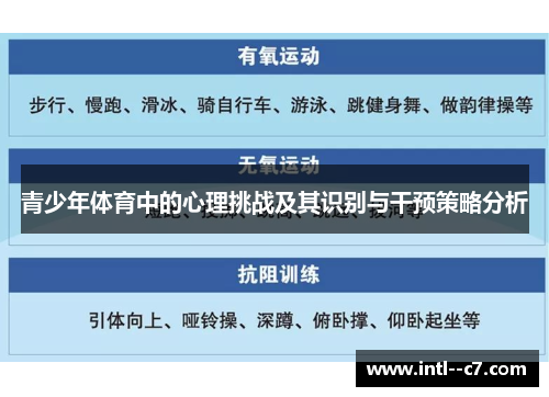 青少年体育中的心理挑战及其识别与干预策略分析